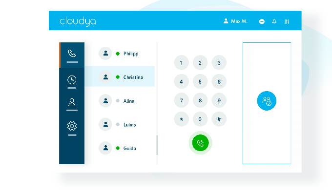 La solution de téléphonie d’entreprise Cloudya se résume en 4 points : simple, flexible, puissante e...