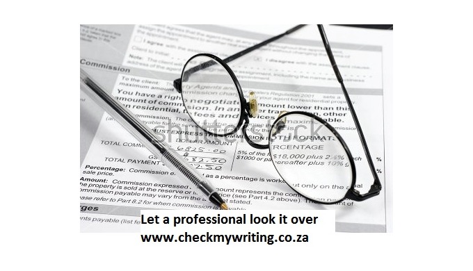 I offer the following proofreading and editing services Proofreading / Editing - Students (dissertat...