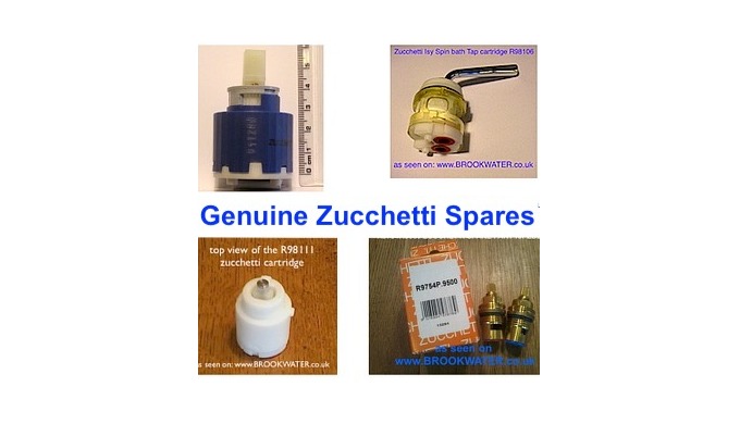 Zucchetti replacement tap cartridges, valves for taps & showers, ceramic discs cartridges for ba...