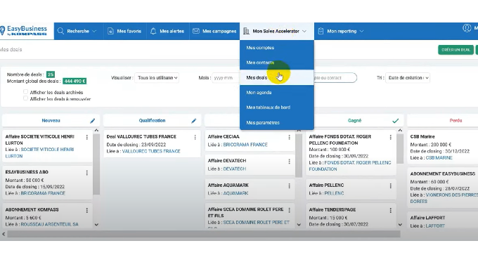 CRM commercial "Sales Acceleator"