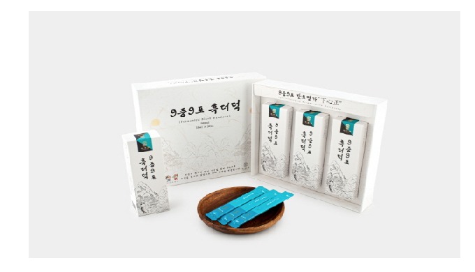 Made of Fermented (nine-time steaming and nine-time drying) Black Deodeok and Samultang soup (medici...