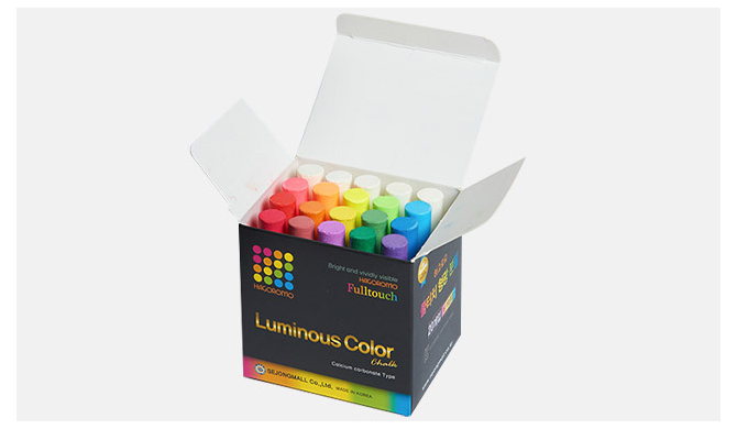 HAGOROMO Fulltouch 5Colors Luminous Chalk 1 Box [5 Pcs / 5 color mix]