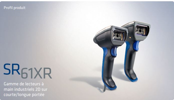 SR61XR, lecteurs à main industriels 2D sur courte/longue portée