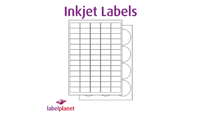 Inkjet Labels On A4 Sheets