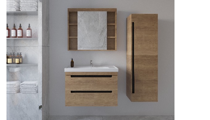 We produce bathroom cabinet in Turkey
