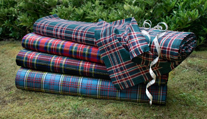 100% Wool Tartan fabric, available in over 400 tartans.