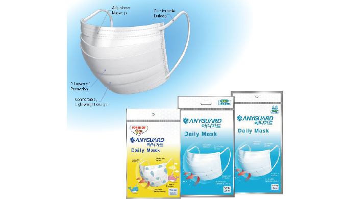 3 Layers of Protection including MB filter Adjustable Nose Clip Comfortable Earloop