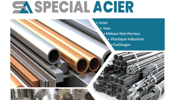 SPECIAL ACIER est une entreprise spécialisée dans la distribution de metaux ferreux et non ferreux a...