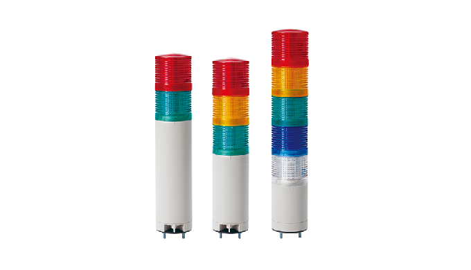 QTG50ML-Ø50mm Direct Mount Type LED Steady/Flashing Tower Lights Max.85dB