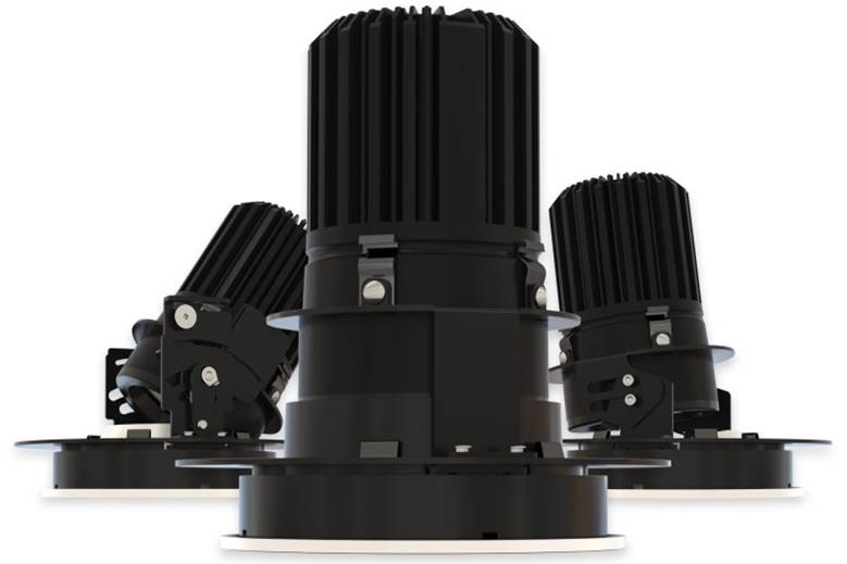 LASER PINHOLE downlight's small aperture and shallow housing improve installation flexibility in app...
