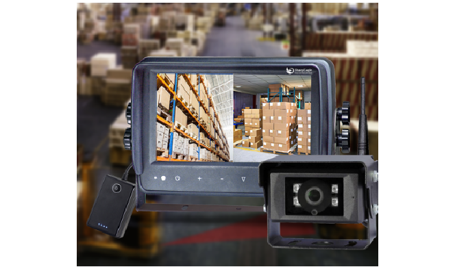 The wireless camera system is the ultimate product for monitoring the surroundings of the forklift w...