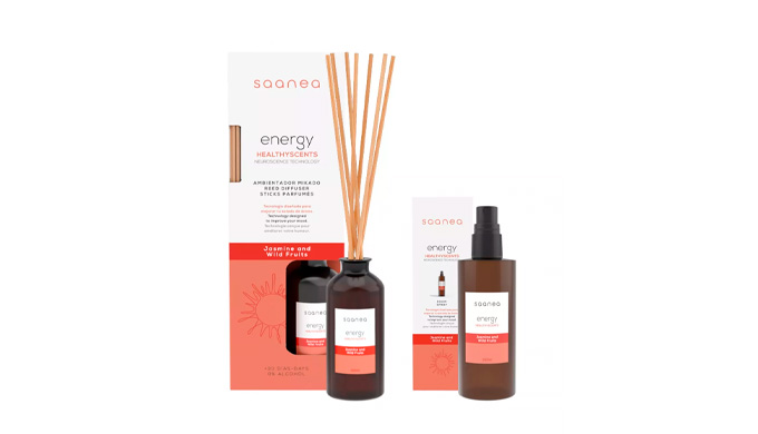 Nuevo pack energy con aroma a jazmín y frutas silvestres que une ambientación y bienestar de nuestra...