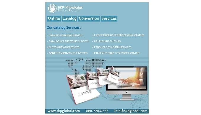 Online catalog conversion services help to get accurate and consistent data of the product. Outsourc...