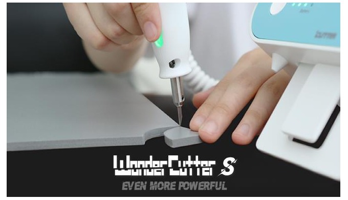 For Wondercutter, cutting plastic is as easy as cutting cheese. WONDERCUTTER is an ultrasonic cutter...