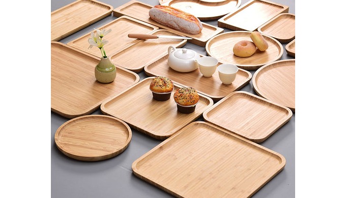 BAMBOO PLATE Dinnerware Type: Dishes & Plates Plate Type: Plate Dish Quantity: >10 Material: ...