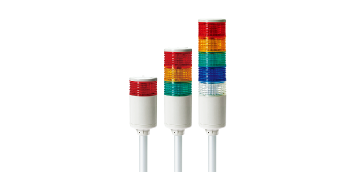 ST80EL_Ø80mm Pole Mount Type LED Steady/Flashing Tower Lights Max.90dB