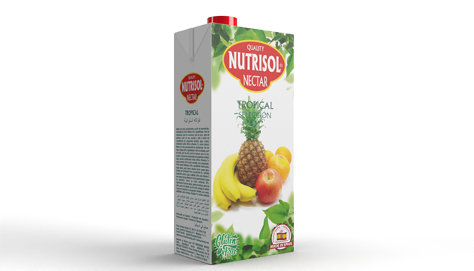 Nectar à base de concentré (50%). Brick 1L.