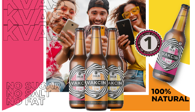 Kvas is one of the favorite non-alcoholic drinks in the world Living Food 100% natural ingredients O...