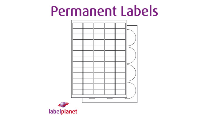 Permanent Labels For Inkjet and Laser Printing