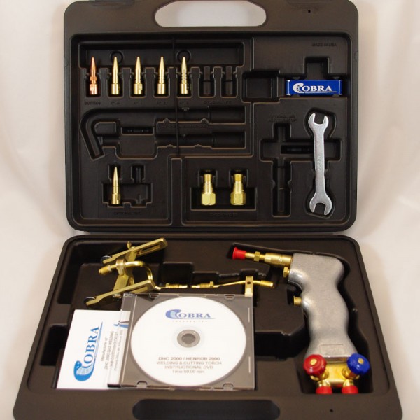ProMaster Welding System includes the DHC2000 Welding Torch, an 8 curved extension, 8 straight exten...
