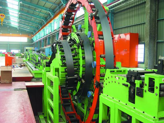 * [ Process ]Uncoiler> Forming> Electric Resistance Welding> ECT> Sizing> Saw> End...
