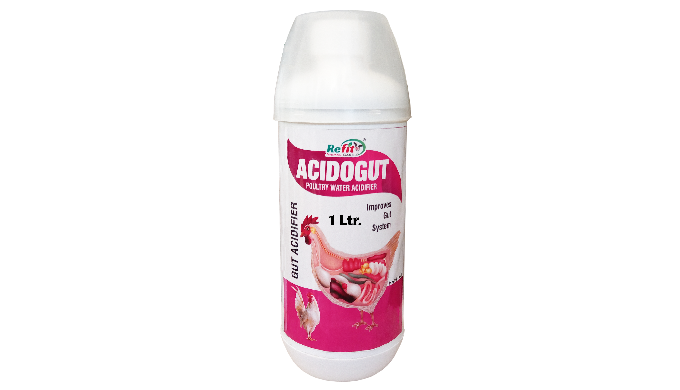 Available in 1 Ltr 5 Ltr Liquid Water Gut Acidifier and Water Sanetizer For Poultry to reduce the pH...