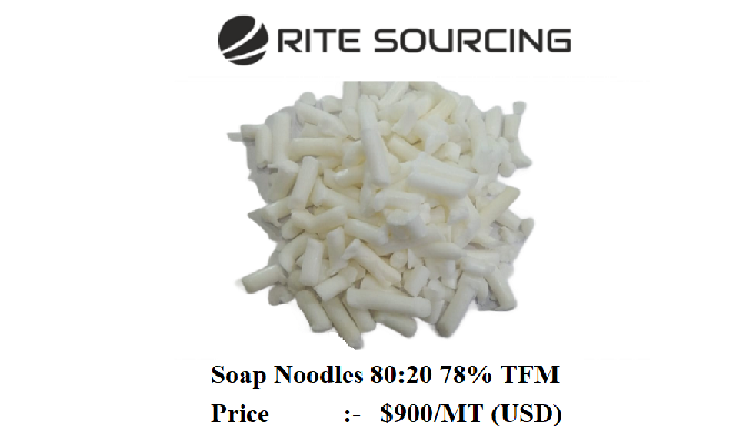 Price :- $900/MT (USD) Unit :- MT Brand :- Rite Sourcing Capacity :- As you required HS Code :- 3401...