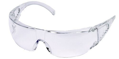 Oculo de proteção incolor para visitante