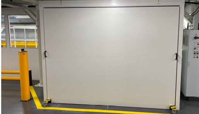 Geschäftsbereiche Raumteiler und Trennwände Trennwände, freistehend, für Büros Möbel für Fabriken un...