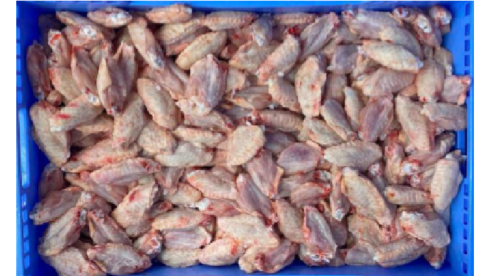 Frozen chicken mid wings