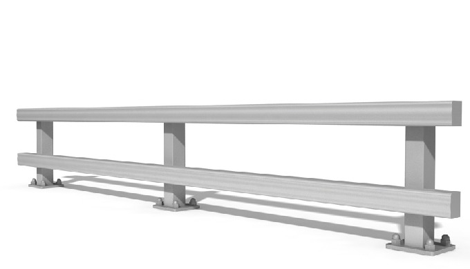 Bridge barrier is designed to reduce damages of car crash accidents caused by crossing the centerlin...