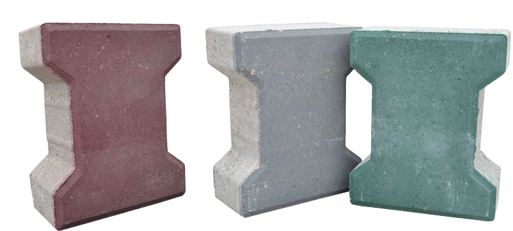 Pavé bicouche forme H disponible en trois épaisseurs: 06,08 et 10 cm Conditionnement Palette: 06cm: ...