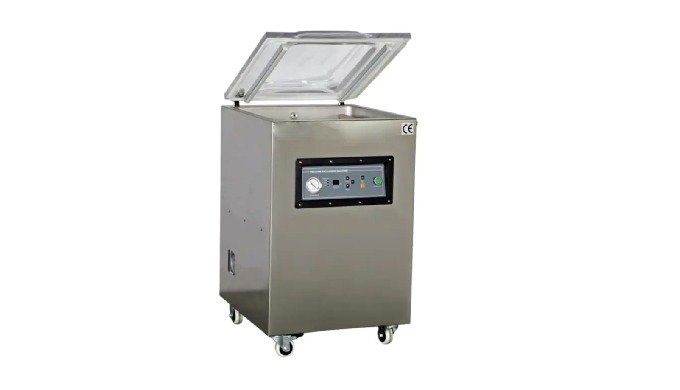 Machine sous vide avec deux barres de soudure de 500 mm, elle est idéale pour un conditionnement opt...
