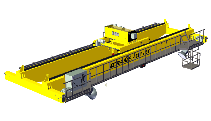 USPs Equipped with short headroom crab and a maintenance platform. Drag chain for CT power and contr...