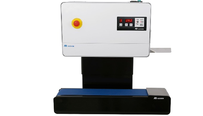 Particularly compact tabletop model in which the bags feed vertically. The D 545 AV is a tabletop ve...