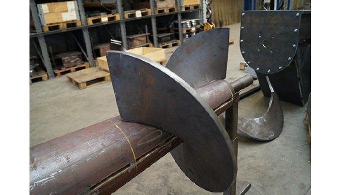 JKP Produktion, Vindinger til transportsnegle