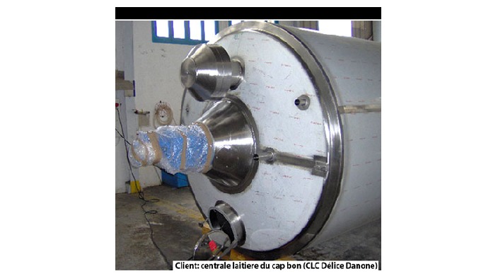 Cuves de Process Climatisées, agitées et isolées Cuve ultra - propre de maturation crème de lait