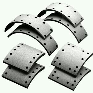 BRAKE LININGS, ROLL LININGS, FRICTION SHEETS, DISC BRAKE PADS, CLUTCH FACINGS, RIVETS FOR TRUCK TRAI...
