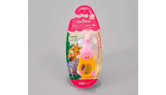  Massage silicone Toothbrush (Step2. 6month~1age)