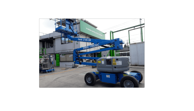 Venta y renta de maquinaria de las marcas como Genie, JLG, SkyJack, Socade, Toyota, Heli, Drone Volt...
