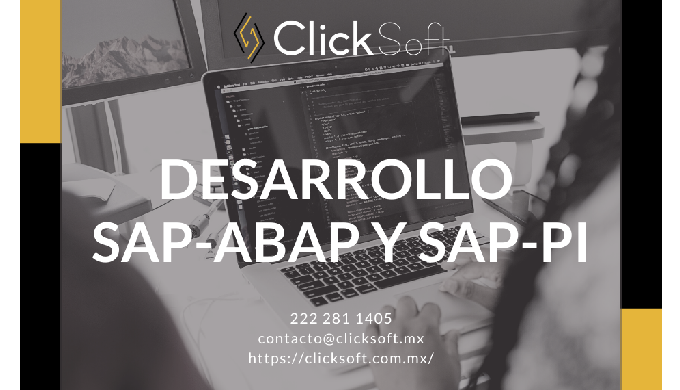 ClickSoft ofrece una comunicación de plataformas con el sistema SAP englobando los siguientes puntos...
