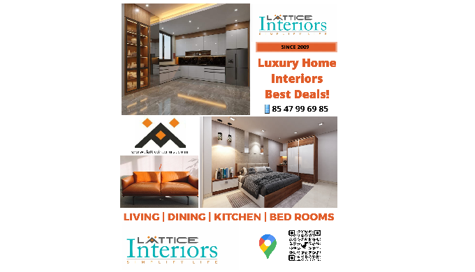 Lattice Interiors - Since 2009 - A Decade of Expertise. We design and implement Kitchens, Wardrobe, ...