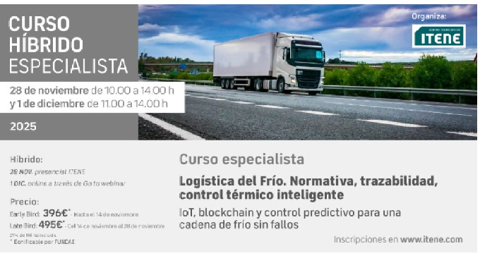 Curso especialista &ndash; Log&iacute;stica del Fr&iacute;o: Normativa, trazabilidad y control t&eacute;rmico inteligente