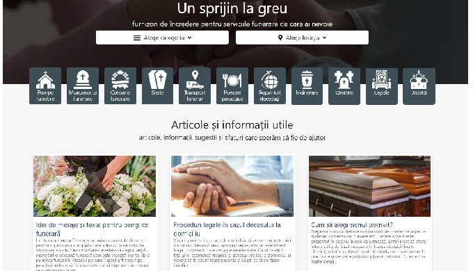 Oferim informatii complete despre toti furnizorii de servicii funerare din toata tara, pentru ca uti...