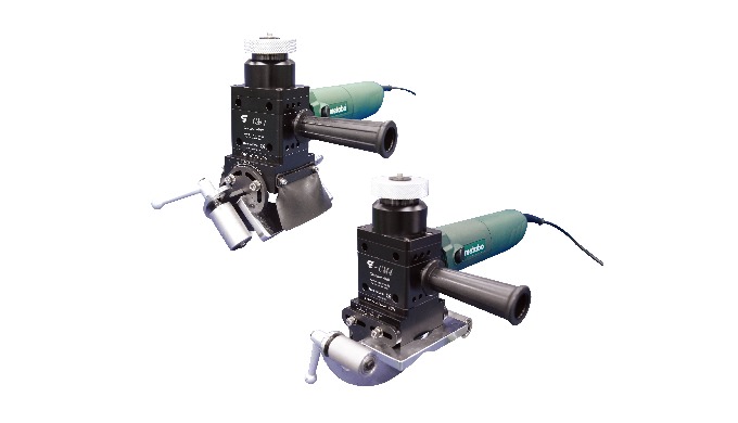 * Portable hand beveling machine and film removing machine • Pipe and board film removal (outer diam...