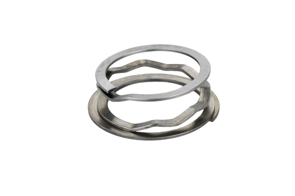 Los muelles de onda ofrecen ahorros de espacio y peso comparados con los muelles de compresión. Redu...