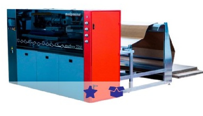 TROQUELADORA DE CAJAS DE CARTON MODPROCESS MOD MODBOX 2200