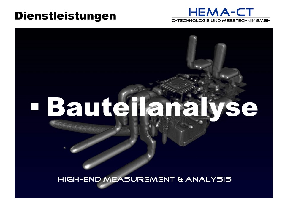 Die Strukturen von Verbundstoffen und hybriden Bauteilen prüfen wir auf Fehlstellen. So werden beisp...