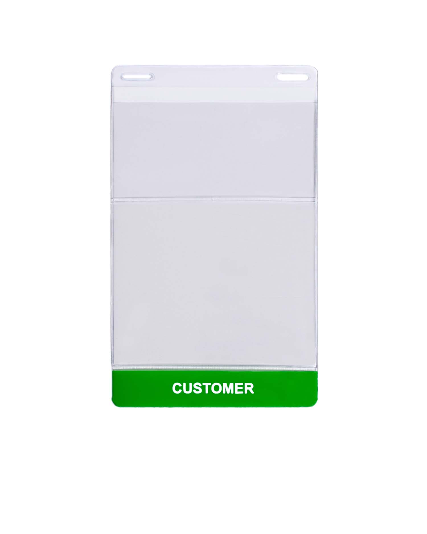 4 x 6-3/4 two Pocket badge holder