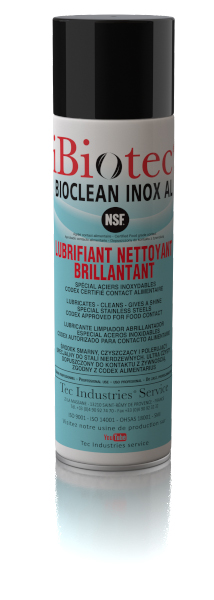 BIOCLEAN INOX AL NETTOYANT BRILLANTANT NON GRAS  SPÉCIAL INOXYDABLES